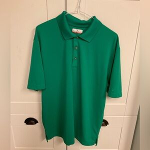 Grand Slam Emerald Green Polo Shirt Classic Style Relaxed Fit